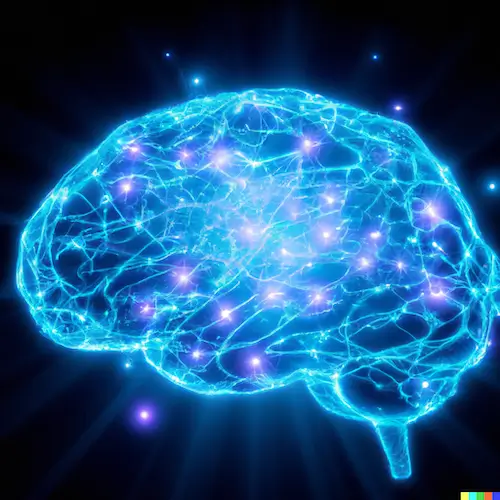 Synapsen leuchten auf, bei aktivitäten die die Intelligenz steigern